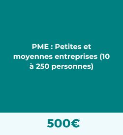 Tarif d'adhésion - Membre PME