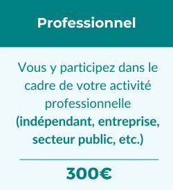 Tarif Professionnel (non-profit) - Formation Mobiliser pour vos Projets de Transition