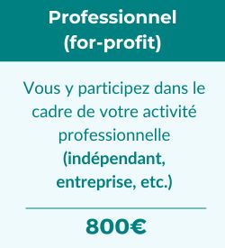 Tarif Professionnel (for-profit) - Formation Démocratie Profonde