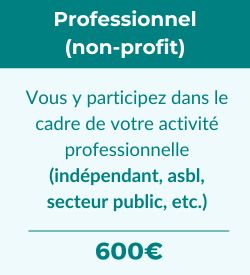 Tarif Professionnel (non-profit) - Formation Démocratie Profonde