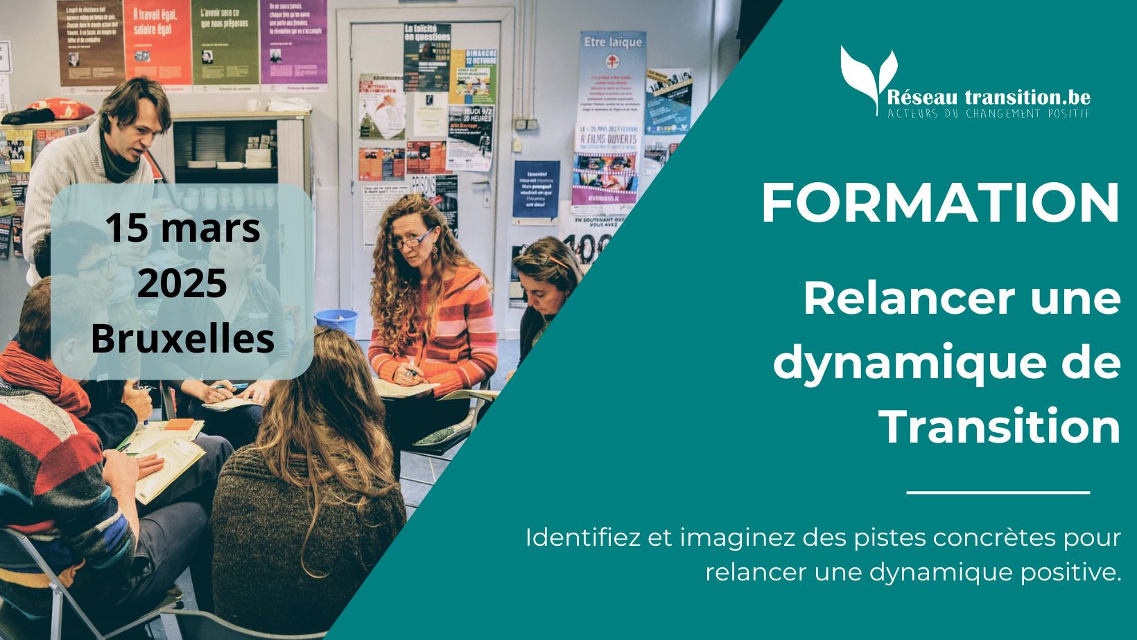 Formation : relancer une dynamique de transition le samedi 15 mars 2025